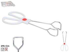 Köögitangid Kitchen&GO, 25 cm, 3.5 cm, valge v./hõbe v.
