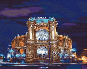 Картина по номерам Painting by Numbers Odessa Opera House, многоцветный