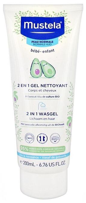 Dušigeel Mustela Newborn, 200 ml