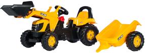 Minamas traktorius Rolly Toys JCB, juoda sp./geltona sp.