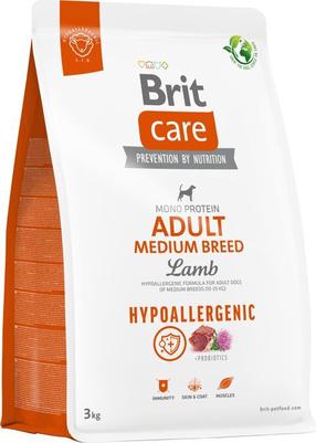 Sausas šunų maistas Brit Care Hypoallergenic Adult Medium Breed, ėriena, 3 kg