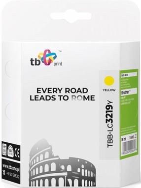 Printera kasetne TB Print TBB-LC3219Y, dzeltena krās., 18 ml
