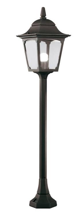 Brīvi stāvošs āra gaismeklis Elstead Lighting Chapel CP5, 100W, E27, IP44, melna krās., 20.5 cm x 100 cm