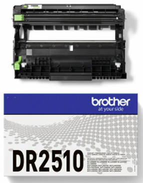 Оригинальные магнитные барабан (Drum) Brother DR2510, черный цв.