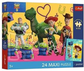 Dėlionė Trefl Toys and Friends, 60 cm x 40 cm, 24 vnt.