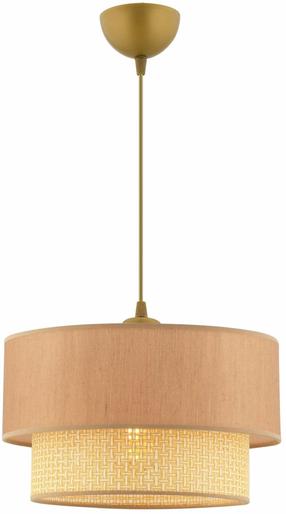 Lampa griesti Opviq Echo Hazeran, E27, 1 x 45 W, brūna krās. / brūna krās.