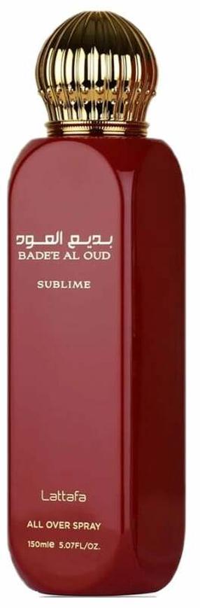 Ķermeņa miglas Lattafa Bade'e Al Oud Sublime, 150 ml