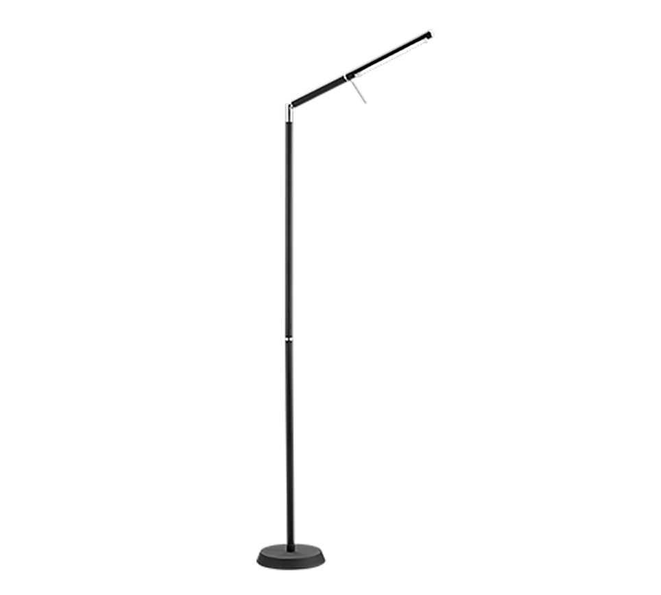 Põrandalamp Trio Filigran, 6.5 W, LED, must v.