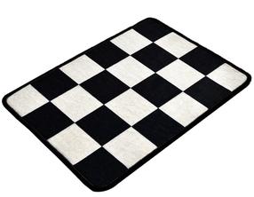 Vonios grindų kilimėlis Foutastic Dama 359CHL4167, balta sp./juoda sp., 60 cm x 40 cm