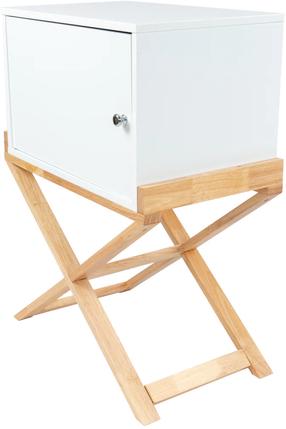 Spintelė Kayoom Valerie 110, balta sp./medžio sp., 56 cm x 34 cm x 75.5 cm