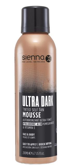 Savaiminio įdegio putos Sienna X Ultra Dark Tinted Mousse, 200 ml