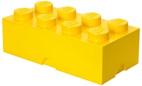 Daiktadėžė, žaislams LEGO® Bricks And More, geltona, 50 x 25 x 18 cm