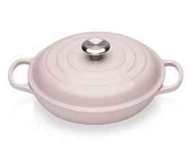 Emalēts čuguna katls Le Creuset Gourmet Professiona, Ø26 cm, 2.2 l, rozā krās.
