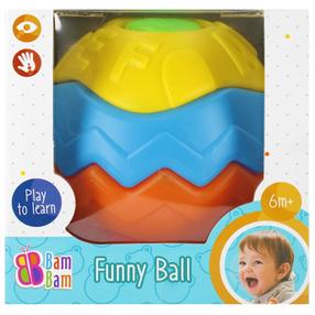 Hariduslik pall BamBam Funny Ball, mitmevärviline, 5 tk