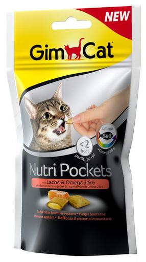 Skanėstas katėms Gimborn Nutri Pockets, lašiša, 0.06 kg