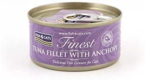Šlapias kačių maistas Fish4Cats Finest Tuna Fillet With Anchovt, tunas, 0.07 kg