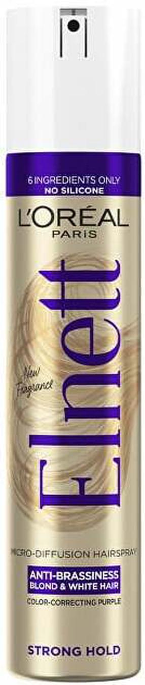 Plaukų lakas L’Oréal Professionnel Paris Elnett Blond & White Hair Strong Hold, 300 ml
