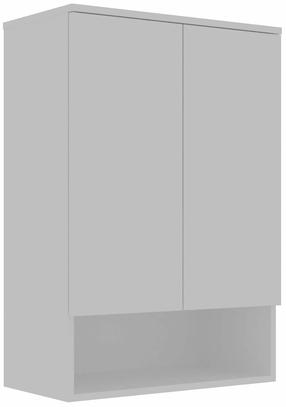 Piekarināms vannas istabas skapis Kalune Design Bosco Lume 70-800, matēti balta krās., 36 cm x 70 cm x 100 cm