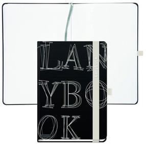 Записная книжка Lanybook L-Y-O Reflex, A6, белый цв./черный цв.