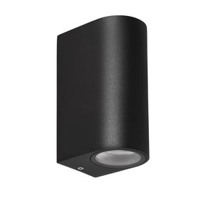 Sieninis lauko šviestuvas Candellux Lighting Lobelia, 35W, GU10, IP44, juoda sp., 9 cm x 15 cm