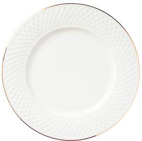 Lėkštė desertinė Quality Ceramic E Clat, Ø 21 cm, balta sp.