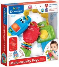 Kramtukai kūdikiams Clementoni Baby Electronic Keys, 23 cm, įvairių spalvų