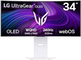 Monitorius LG 34GX90SA-W Smart, OLED, 240 Hz, WQHD, 34"