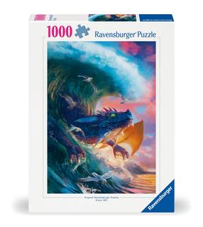 Пазл Ravensburger Powerful Dragon, 70 см x 50 см, 1000 шт., многоцветный