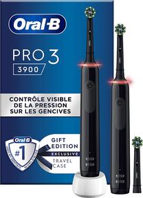 Elektrinis dantų šepetėlis Braun Oral-B Pro 3 3900, juoda sp.