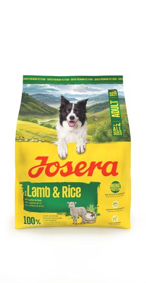 Sausas šunų maistas Josera JOS0240, ėriena, 0.9 kg