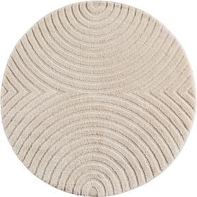 Paklājs iekštelpu Art 3D 1122, krēmkrāsa, 80 cm x 80 cm