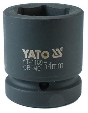 Šešiakampis smūginis lizdas Yato YT-1189, HEX, 61 mm, 34 mm, 1"