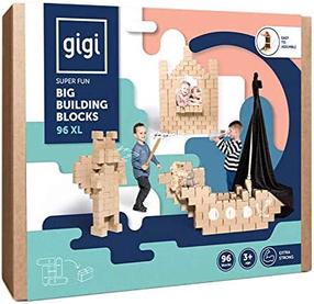 Kaladėlės GiGi Bloks 96 XL, 96 vnt.