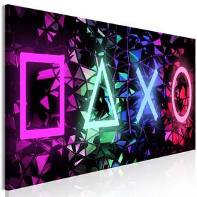 Reprodukcija Artgeist Fun Symbols HKNW1539XXL, 150 cm x 50 cm