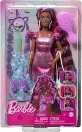 Lelle ar aksesuāriem Mattel Barbie Fun & Fancy JDC86, 29 cm, rozā krās.