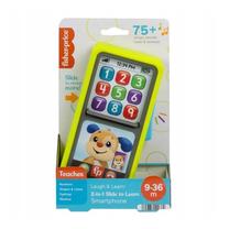 Lavinimo žaislas, mokomasis išmanusis telefonas Mattel Fisher Price 2in1 Slide To Learn, 15.7 cm, EN, žalia sp.