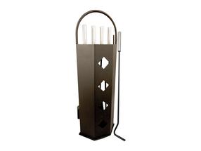 Kamīna instrumentu komplekts Pisla 41702200, 15 cm x 23 cm x 66 cm