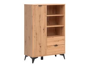 Komoda Lamea, artisan oak sp., 133 cm x 41 cm x 90 cm