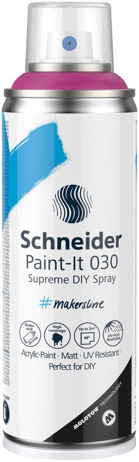 Aerozoliniai dažai Schneider Paint It 030 ML03050143, dekoratyviniai, violetinė sp., 0.2 l