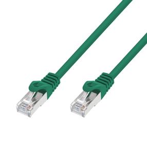 Сетевой кабель Extralink 38756 S/FTP, S/FTP, 1 м, зеленый цв.