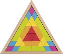 Mozaika Goki Triangular Mosaic, įvairių spalvų
