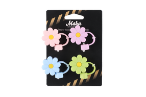 Kokteiļu rotājumi Maku Deal, 14 cm, silikons, daudzkrāsaina, 4 gab.