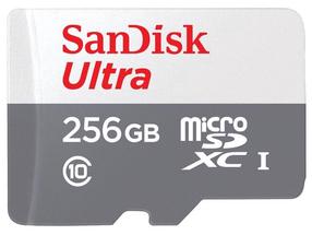 Карта памяти SanDisk Ultra, 256 GB, 100 Мб/с