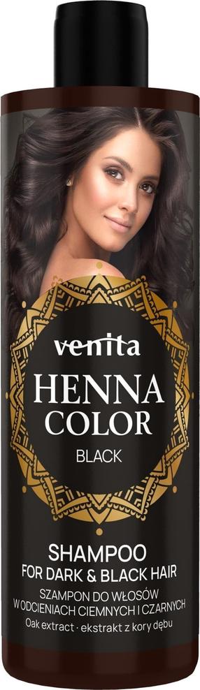 Šampūns Venita Henna Color Dark & Black, 300 ml