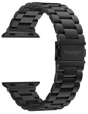 Siksniņa Spigen, Modern Fit Band Apple Watch Series 42/44/45/49, melna krās.