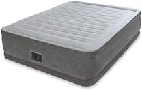 Pripučiamas čiužinys Intex Comfort-Plush Queen, pilka sp., 203 cm x 152 cm x 46 cm