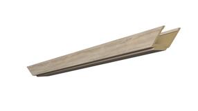 Horizontali durų stakta Domoletti, 80.5 cm x 10 - 14 cm x 2 cm, ąžuolo sp.