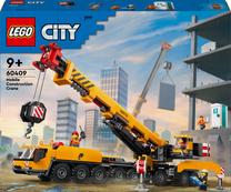 Konstruktorius LEGO® City Geltonas mobilus statybų kranas 60409