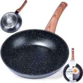 Keptuvė Vilde Black&Wood, Ø 20 cm, aliuminis