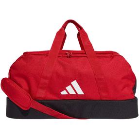 Sporta soma Adidas Tiro League Duffel, melna krās./sarkana krās., 40.75 l